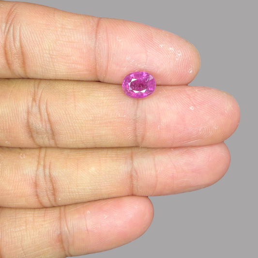 Buy Natural Rubellite Tourmaline 1.67 Carats Gemstone