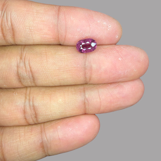 Buy Natural Rubellite Tourmaline 1.54 Carats Gemstone