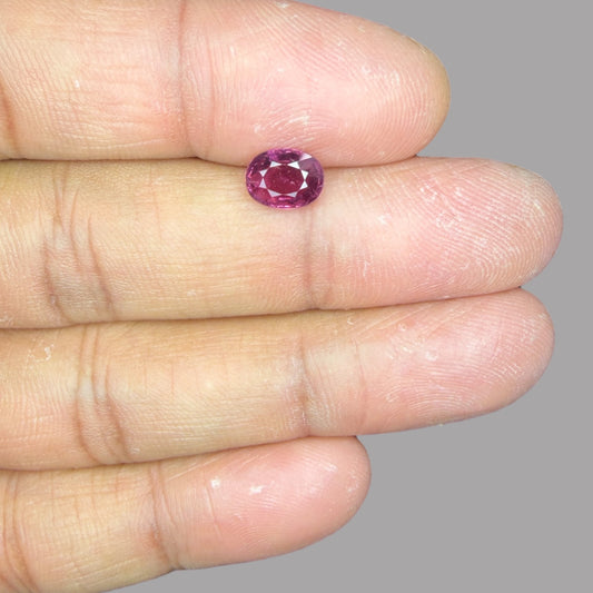 Buy Natural Rubellite Tourmaline 1.21 Carats Gemstone