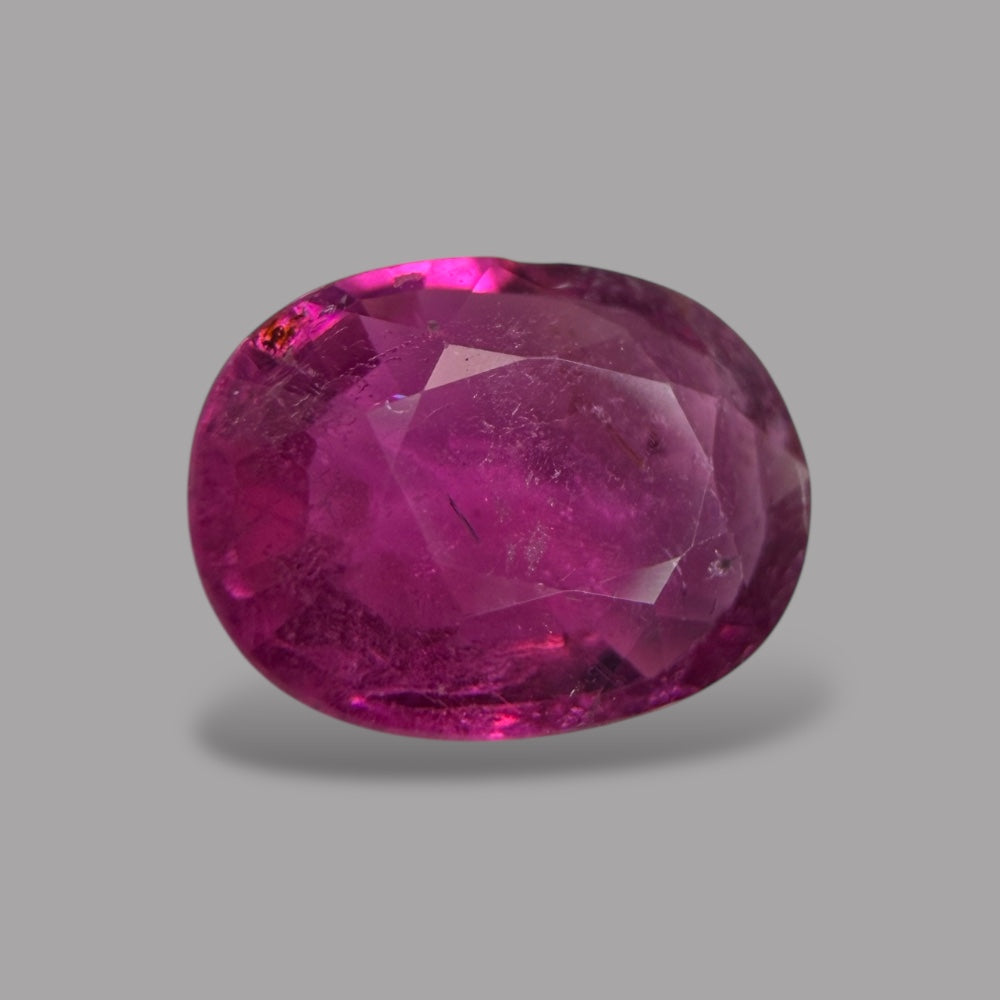 Natural Rubellite Tourmaline 1.06 Carats Gemstone – Oval 7.9x5.8 mm