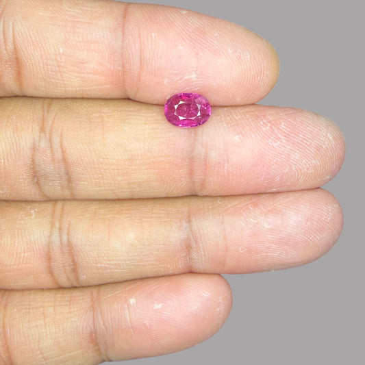 Buy Natural Rubellite Tourmaline 1.06 Carats Gemstone