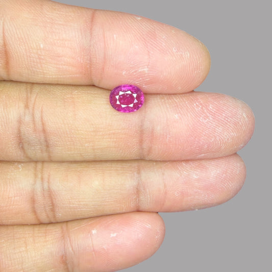 Buy Natural Rubellite Tourmaline 1.04 Carats Gemstone