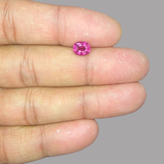 Buy Natural Rubellite Tourmaline 1.08 Carats Gemstone