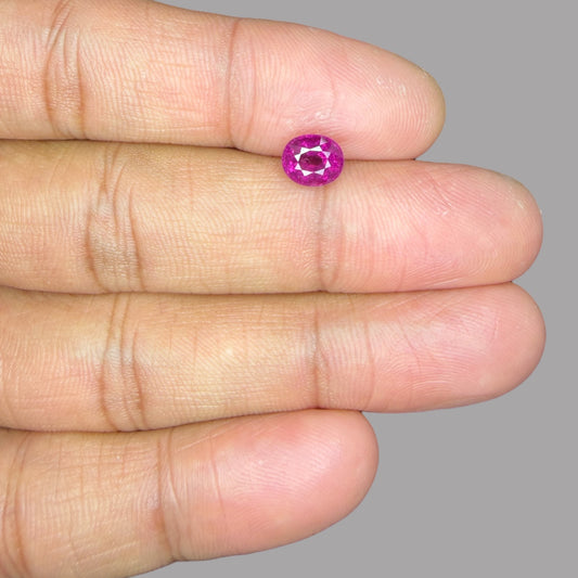 Buy Natural Rubellite Tourmaline 1.48 Carats Gemstone