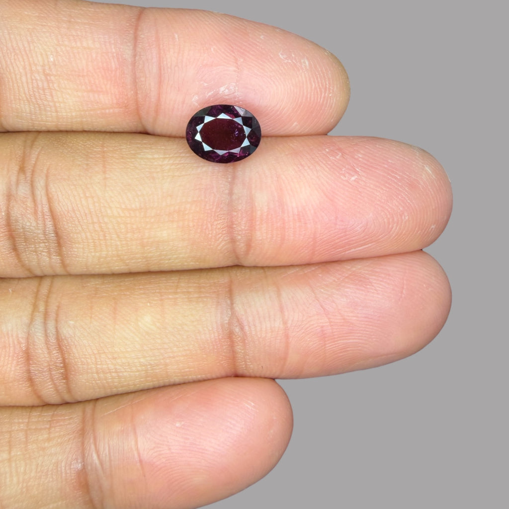 Natural Rubellite Tourmaline 1.88 Carats Gemstone – Oval 9x7 mm