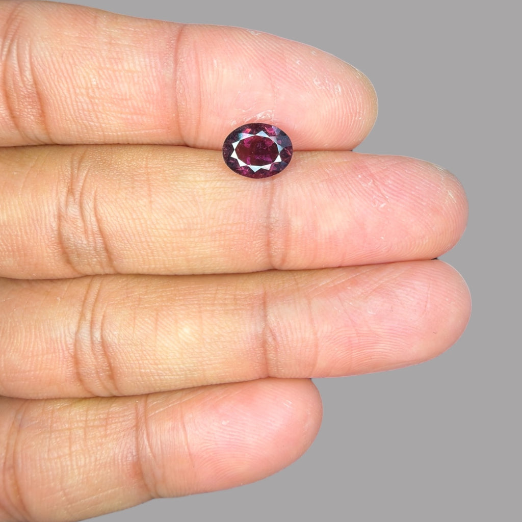 Natural Rubellite Tourmaline 1.71 Carats Gemstone – Oval 8.9x7 mm