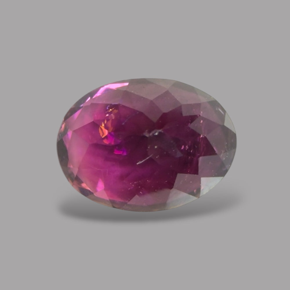 Natural Rubellite Tourmaline 1.61 Carats Gemstone – Oval 8.3x6.2 mm
