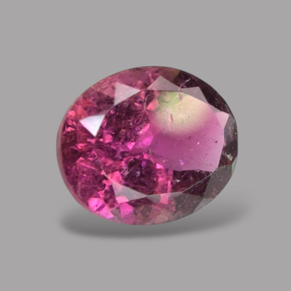Natural Rubellite Tourmaline 1.26 Carats Gemstone – Oval 8.1x6.1 mm