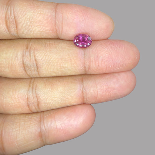 Buy Natural Rubellite Tourmaline 1.26 Carats Gemstone