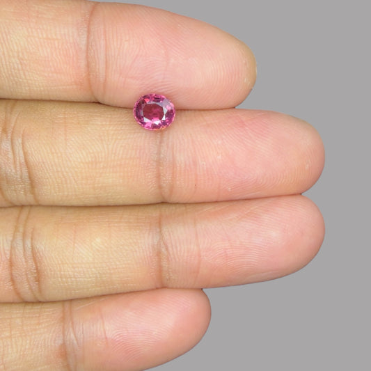 Buy Natural Rubellite Tourmaline 1.02 Carats Gemstone