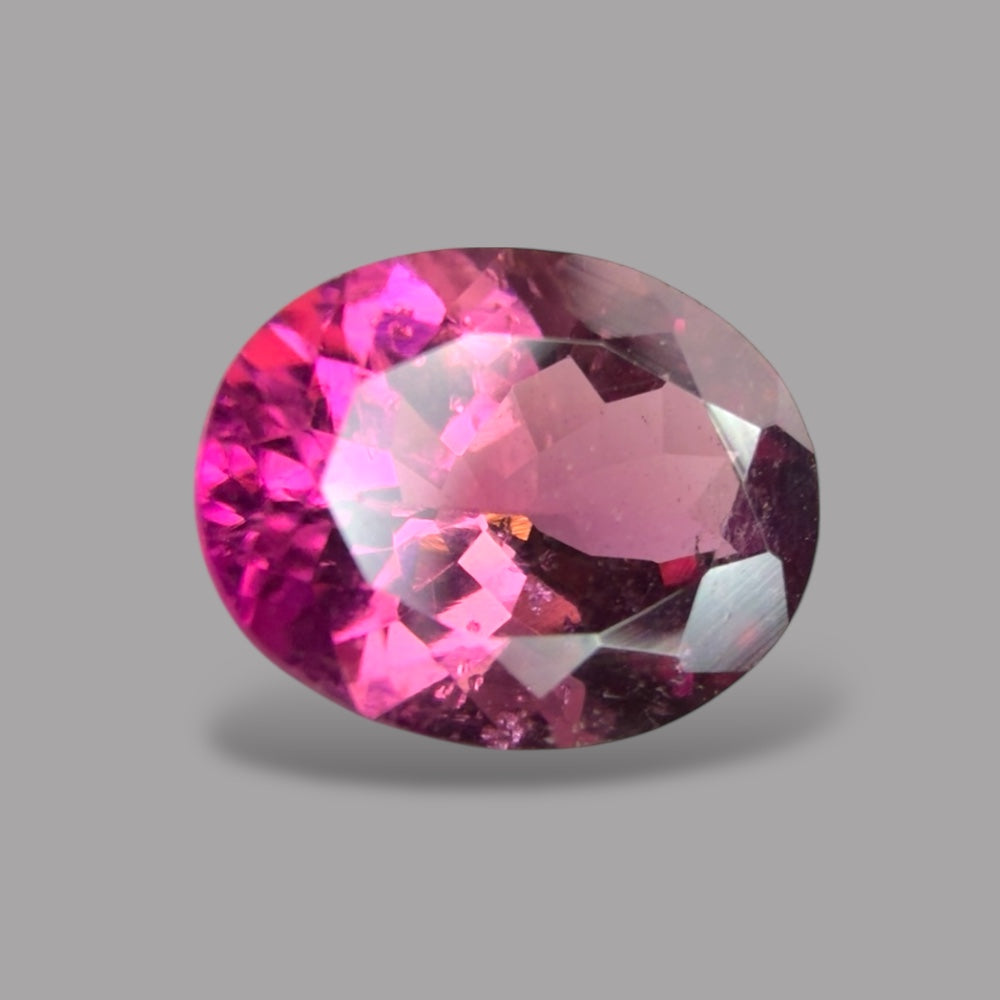 Natural Rubellite Tourmaline 1.19 Carats Gemstone – Oval 8x6 mm
