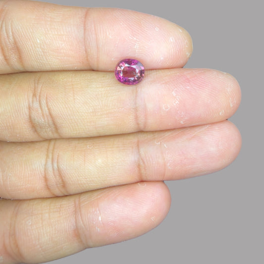 Buy Natural Rubellite Tourmaline 1.26 Carats Gemstone