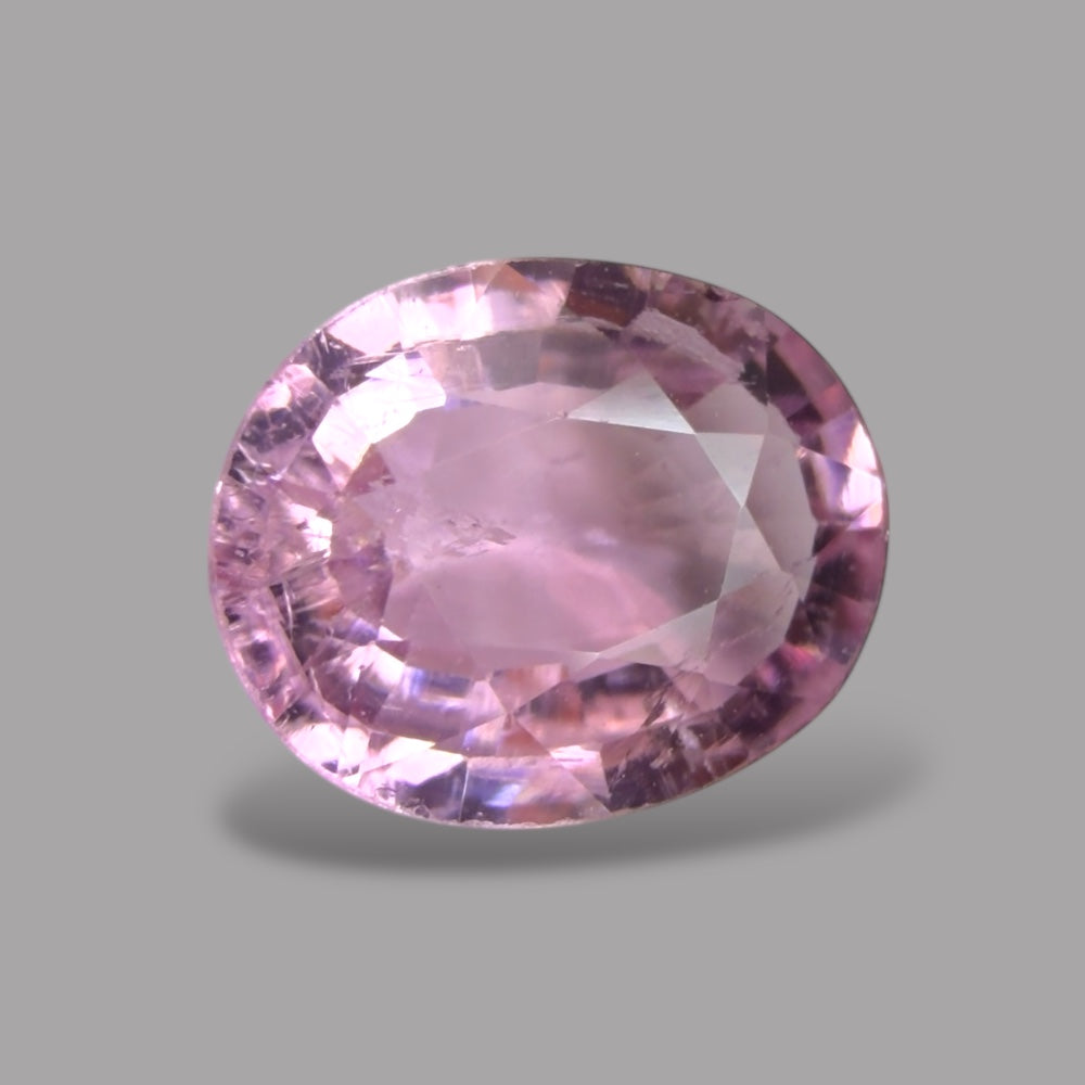 Natural Rubellite Tourmaline 1.12 Carats Gemstone – Oval 7.8x6.2 mm