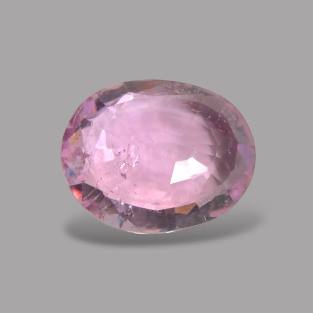 Natural Rubellite Tourmaline 1.12 Carats Gemstone – Oval 7.8x6.2 mm