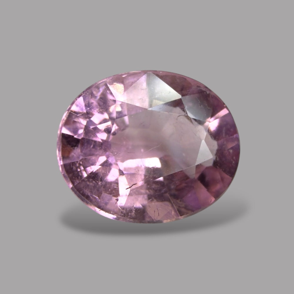 Natural Rubellite Tourmaline 1.06 Carats Gemstone – Oval 7.6x6.2 mm
