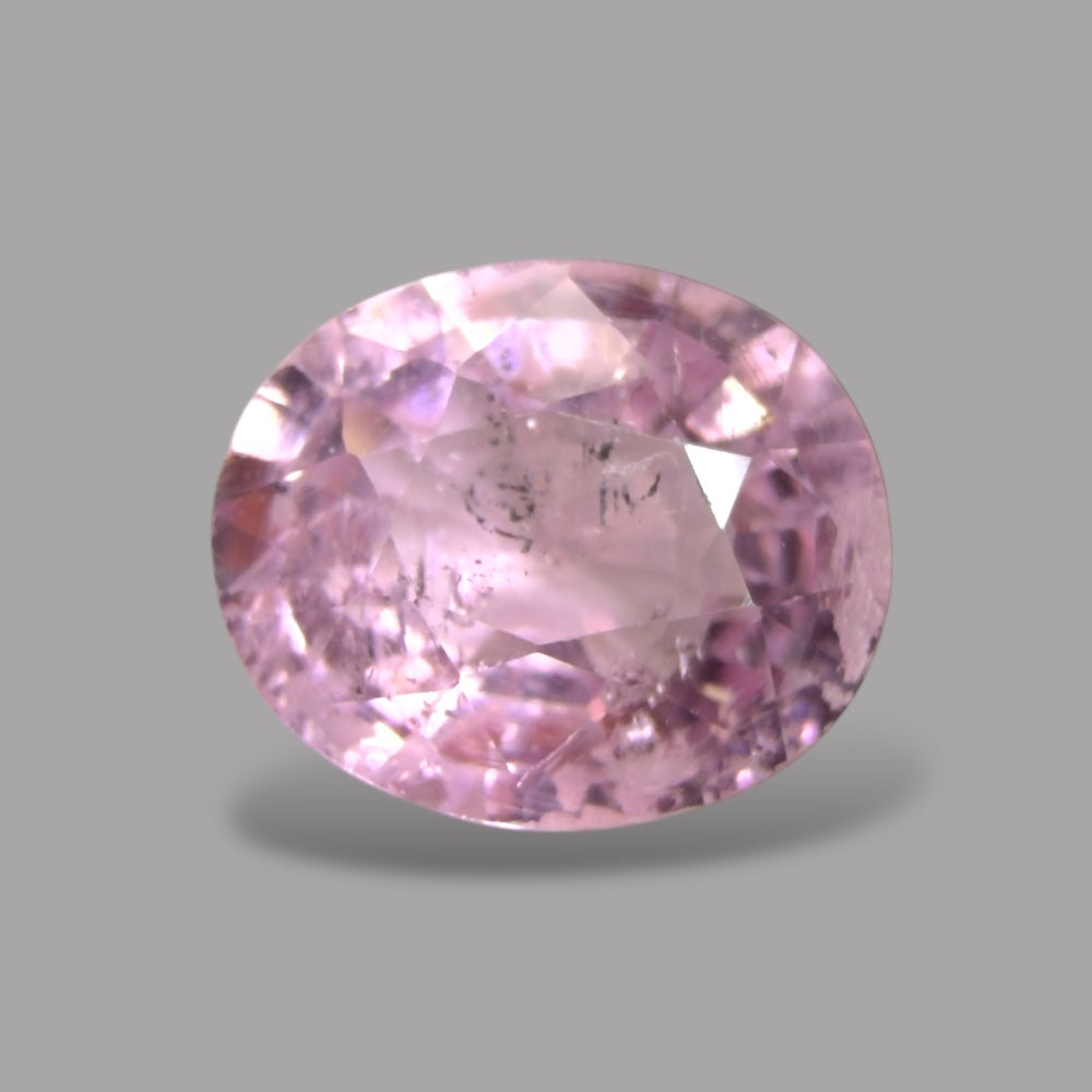 Natural Rubellite Tourmaline 1.20 Carats Gemstone – Oval 7.4x6.2 mm