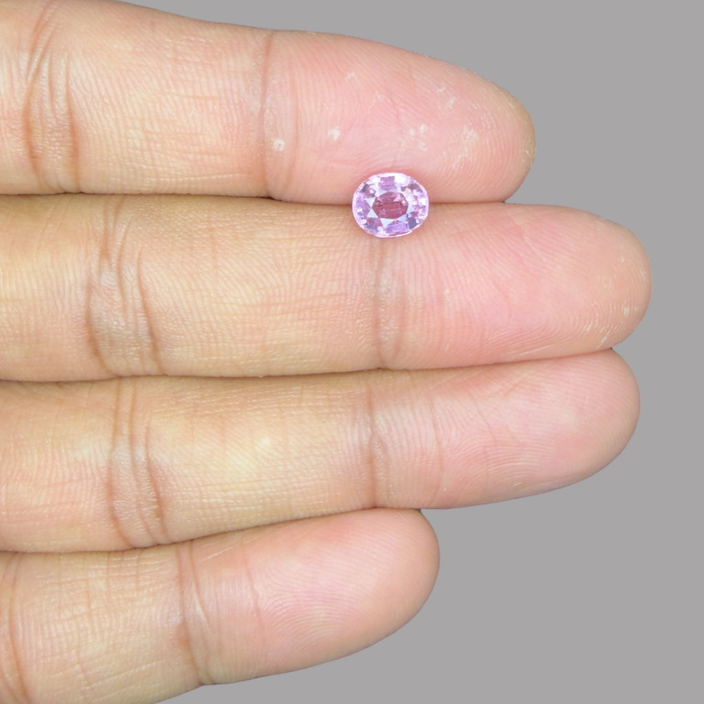 Natural Rubellite Tourmaline 1.05 Carats Gemstone – Oval 7x6 mm