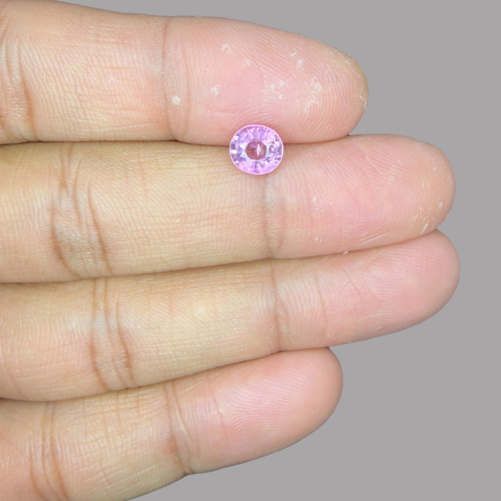 Natural Rubellite Tourmaline 1.06 Carats Gemstone – Oval 7.8x6.3 mm