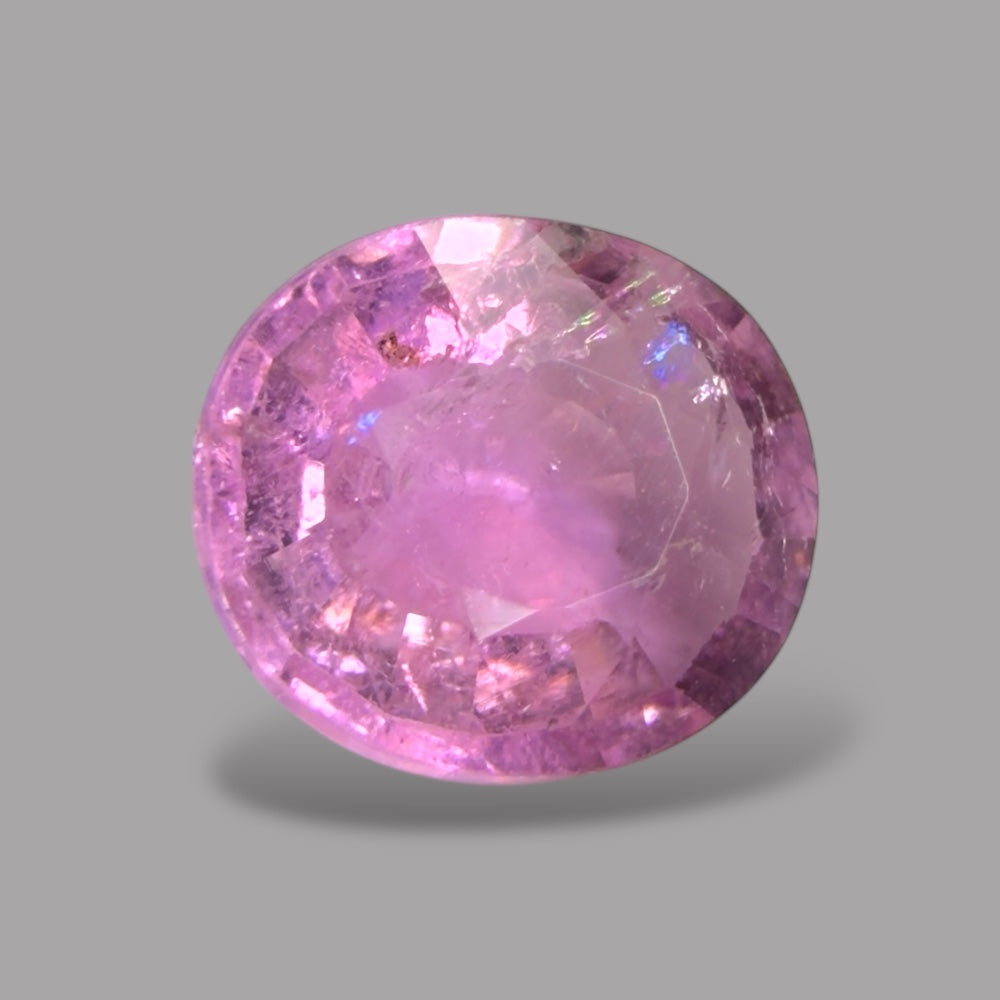 Natural Rubellite Tourmaline 1.19 Carats Gemstone – Oval 7.5x6.5 mm
