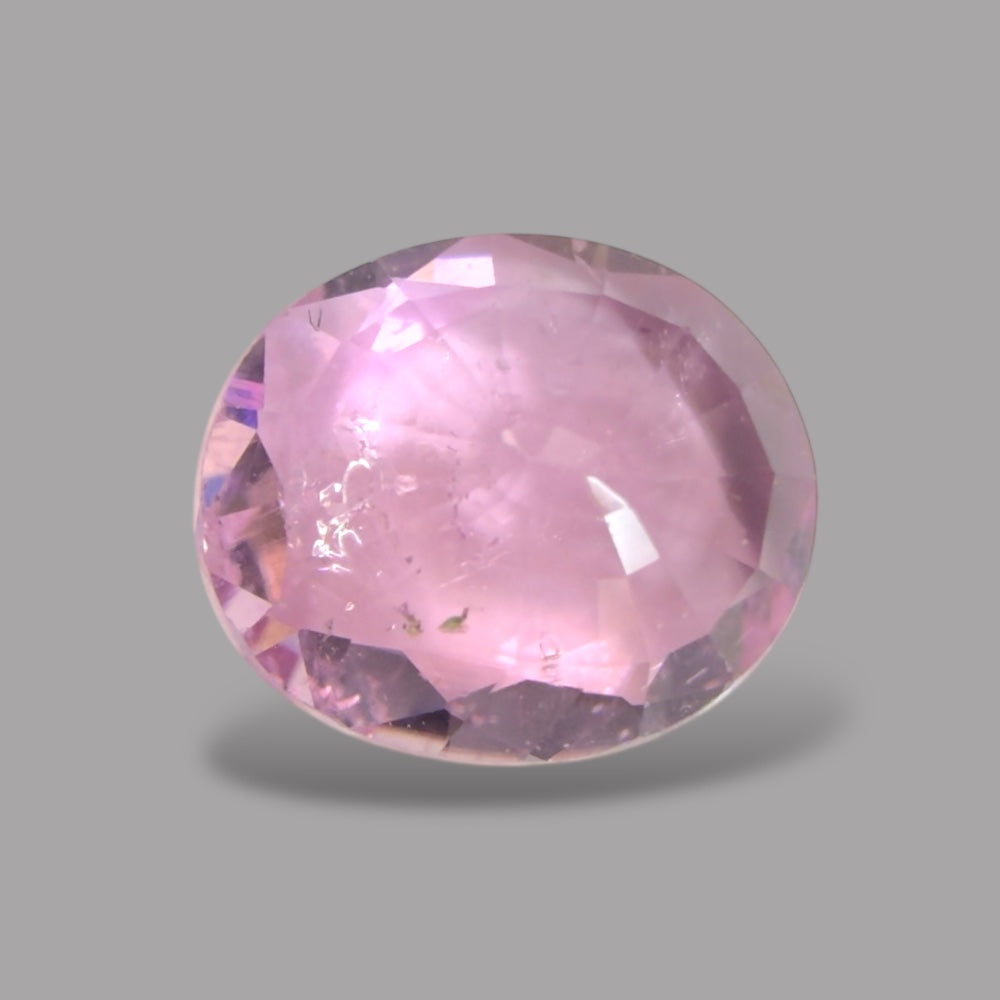 Natural Rubellite Tourmaline 1.04 Carats Gemstone – Oval 7.4x6.4 mm