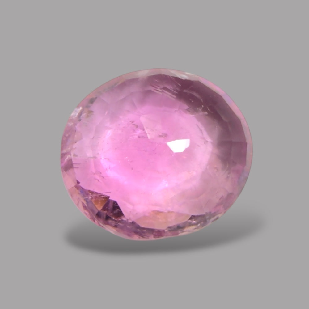 Natural Rubellite Tourmaline 1.05 Carats Gemstone – Oval 7.2x6.4 mm