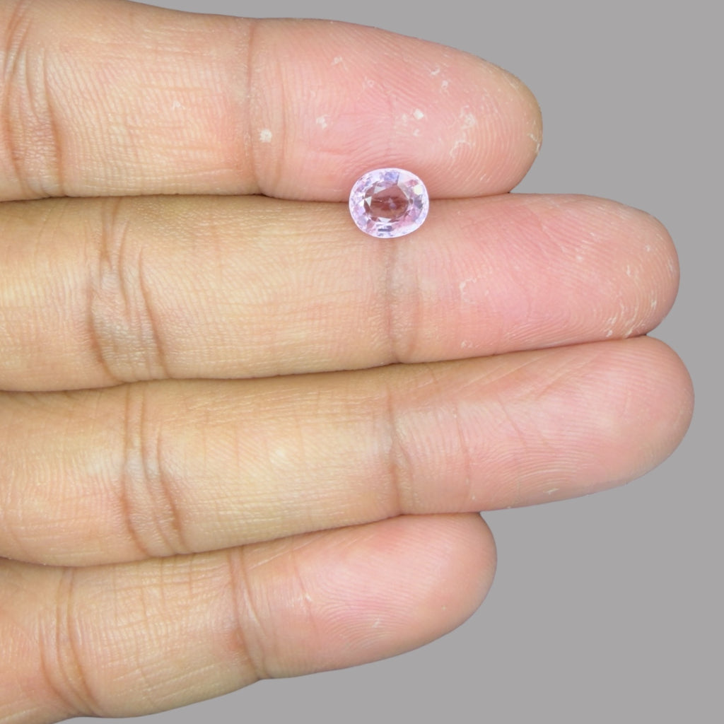 Natural Rubellite Tourmaline 1.14 Carats Gemstone – Oval 6.9x6 mm