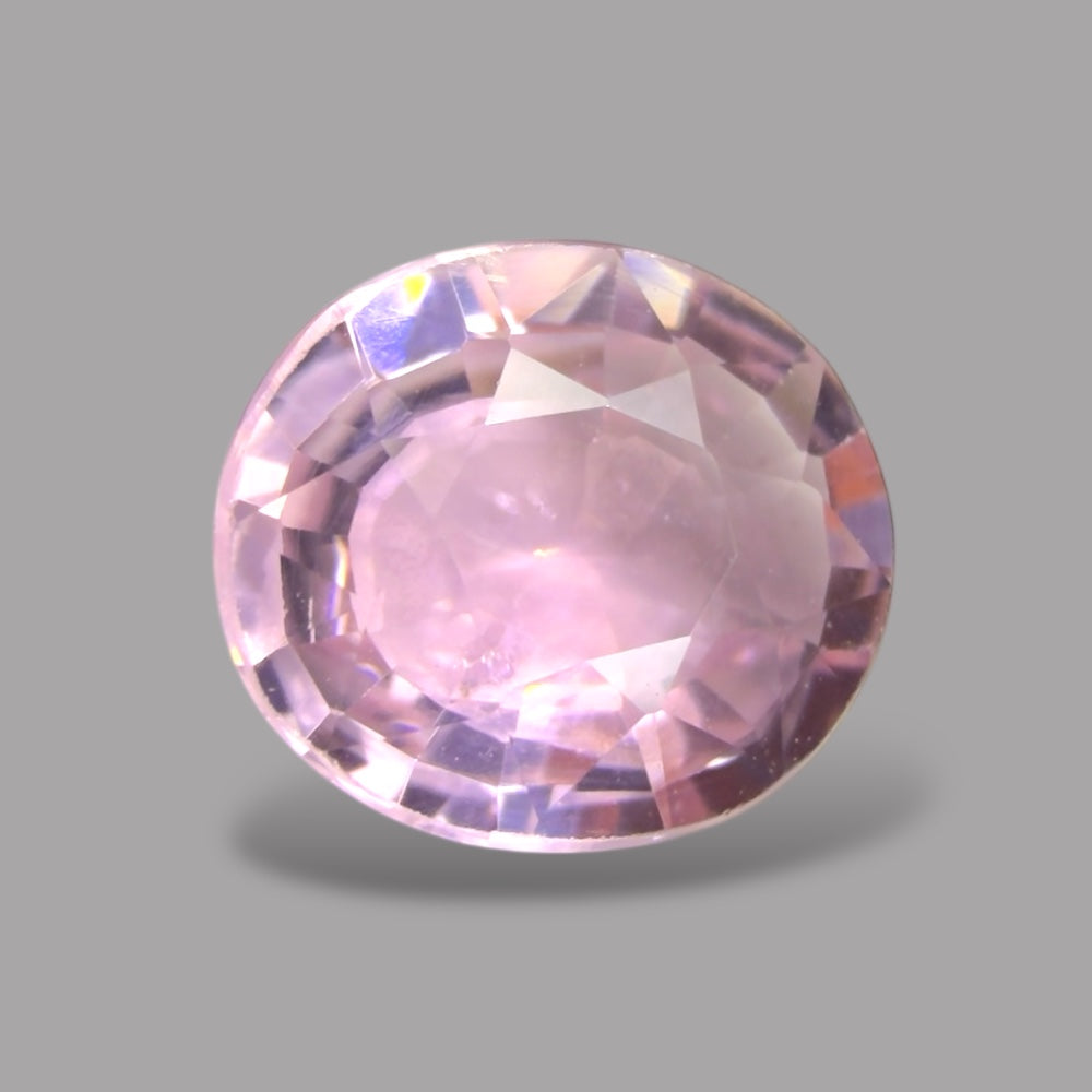 Natural Rubellite Tourmaline 1.03 Carats Gemstone – Oval 7.4x6.4 mm