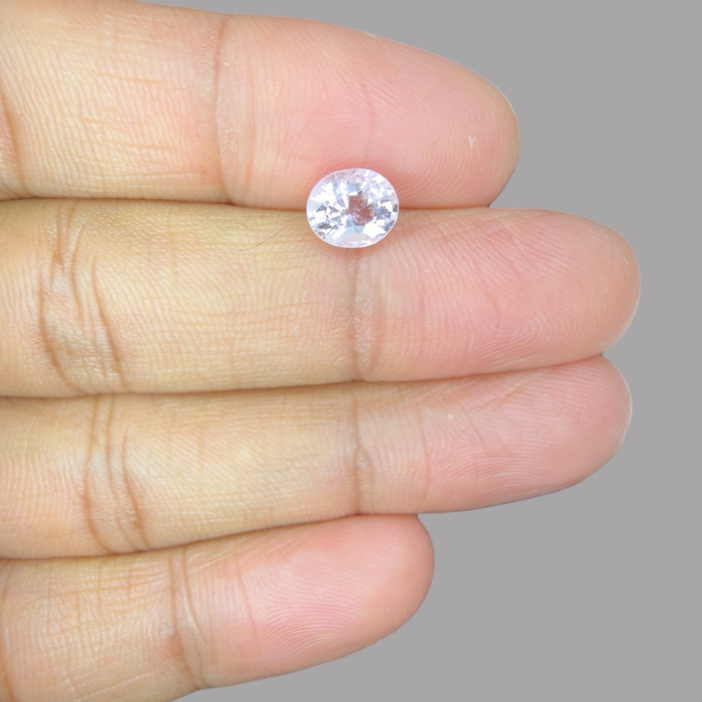 Natural Rubellite Tourmaline 1.43 Carats Gemstone – Oval 7.6x6.3 mm