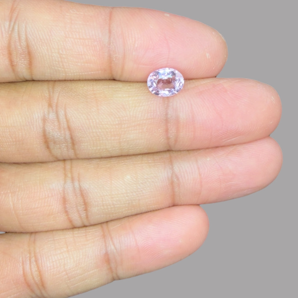 Natural Rubellite Tourmaline 1.33 Carats Gemstone – Oval 7.9x6.2 mm