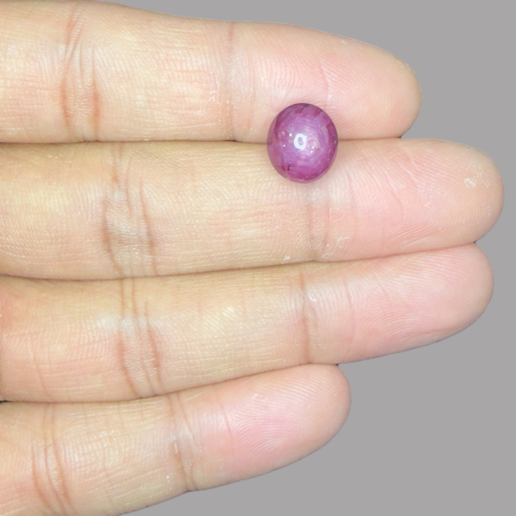 7.99 Carat Rare Pink Star Ruby - Unheated & Natural