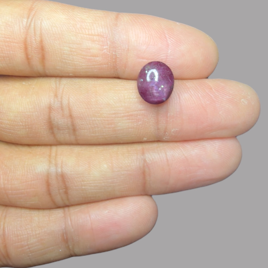 6.48 Carat Rare Pink Star Ruby - Unheated & Natural