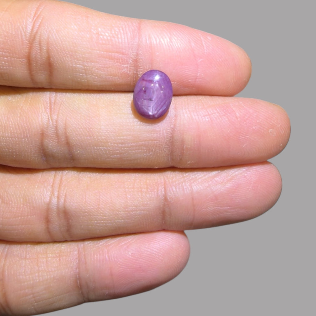 3.71 Carat Rare Pink Star Ruby - Unheated & Natural