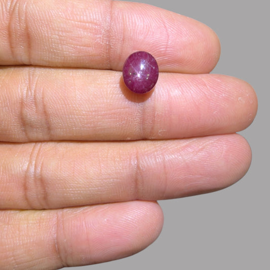 4.38 Carat Rare Pink Star Ruby from n\a - Unheated & Natural
