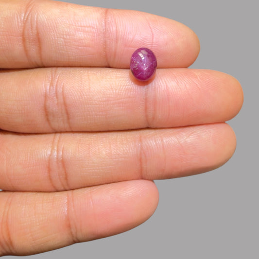 3.70 Carat Rare Pink Star Ruby from n\a - Unheated & Natural