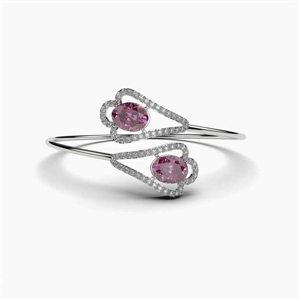 Pink Amethyst Bangles - Kinsley