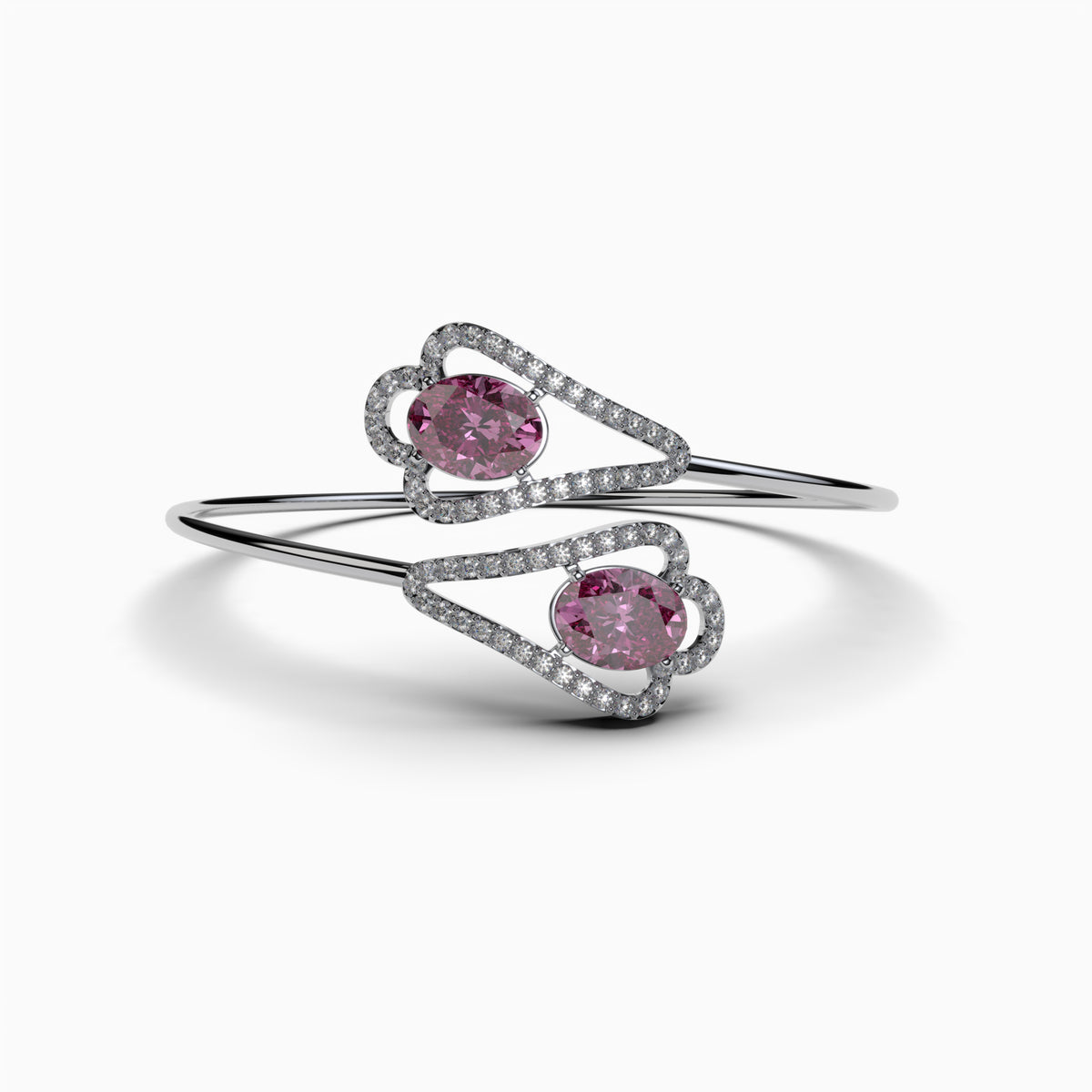 Pink Amethyst Bangles - Kinsley