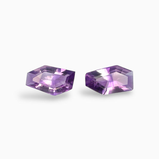 Pink Amethyst Fancy Cut Stones Pair For Earrings 12.70 Carats