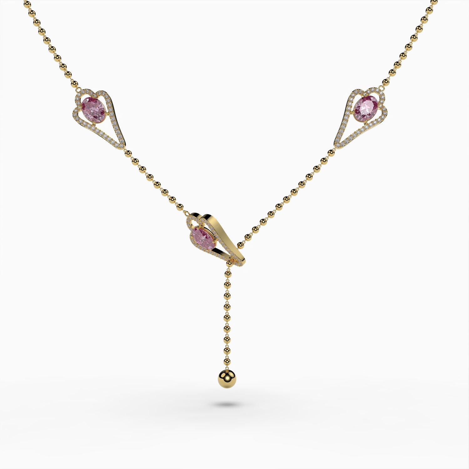 Pink Amethyst Necklace