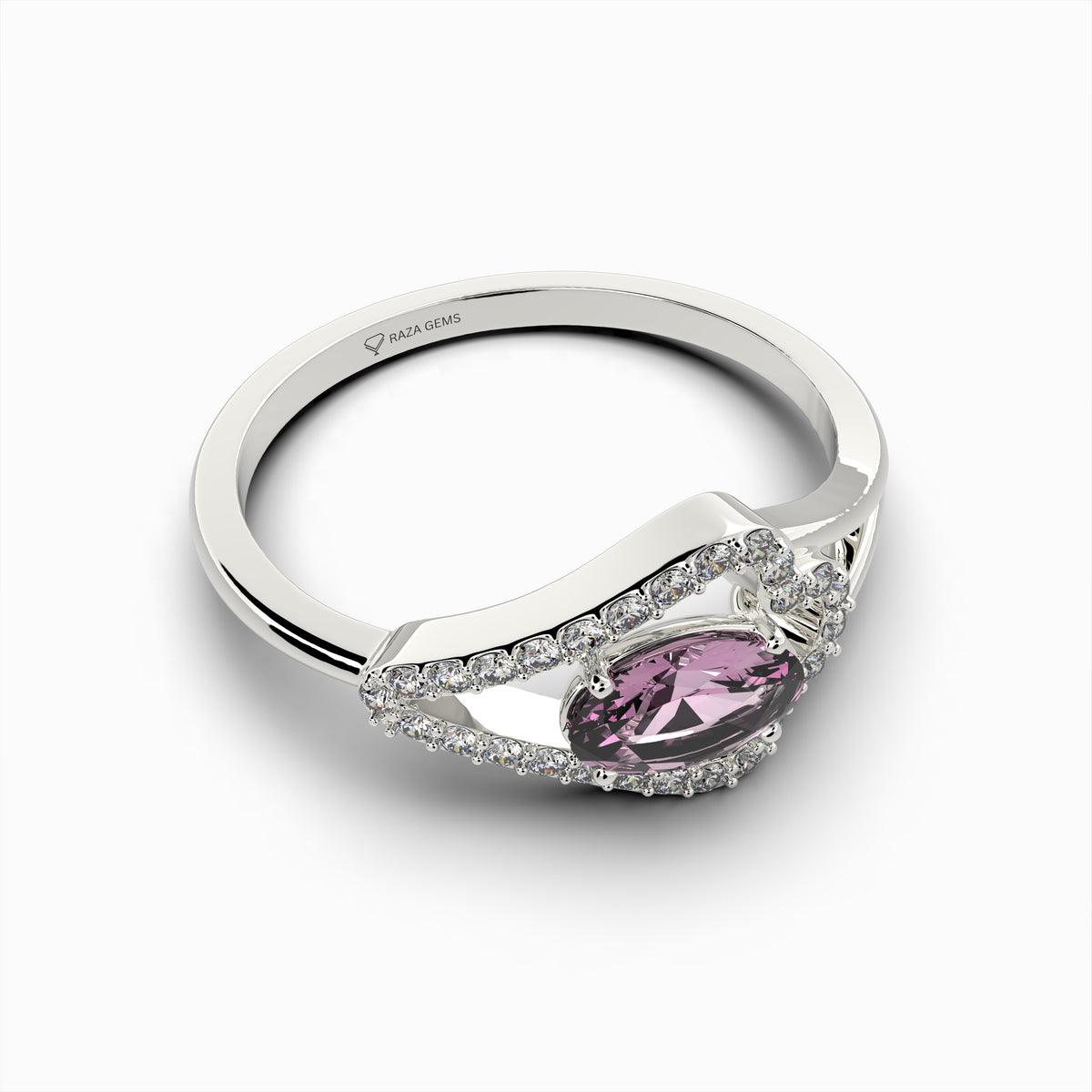 Pink Amethyst Ring - Scarlett