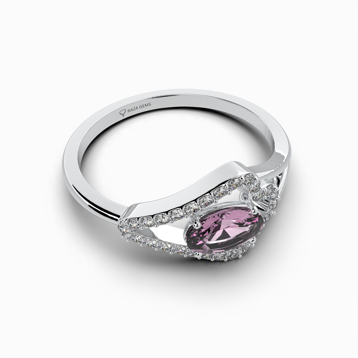 Pink Amethyst Ring - Scarlett