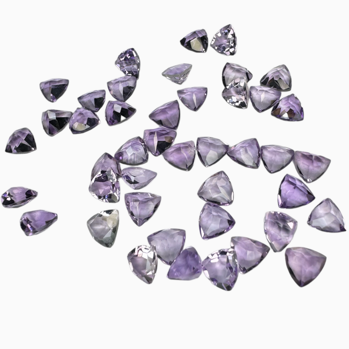 Purple Amethyst Stone Trilliant 0.45 Carats  5 mm -Buy Online