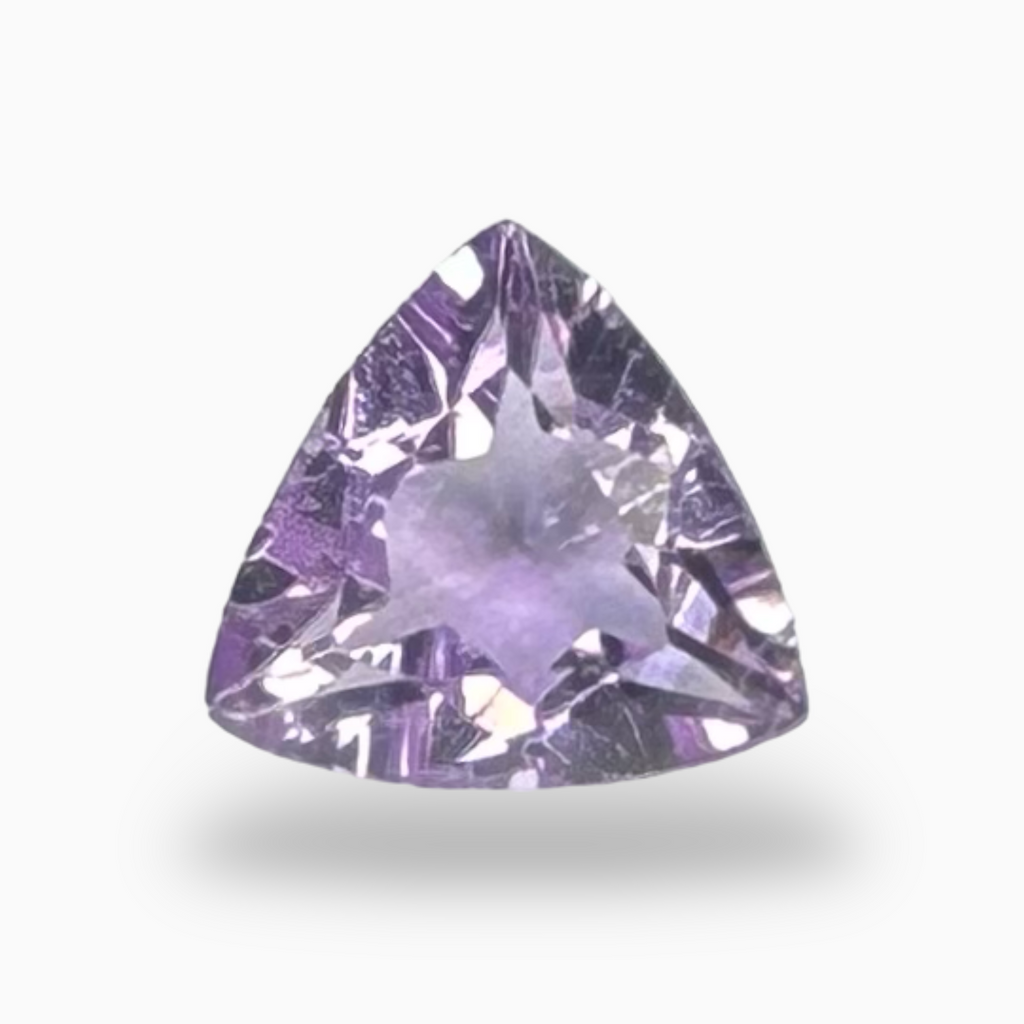 Purple Amethyst Stone Trilliant 0.45 Carats  5 mm -Buy Online