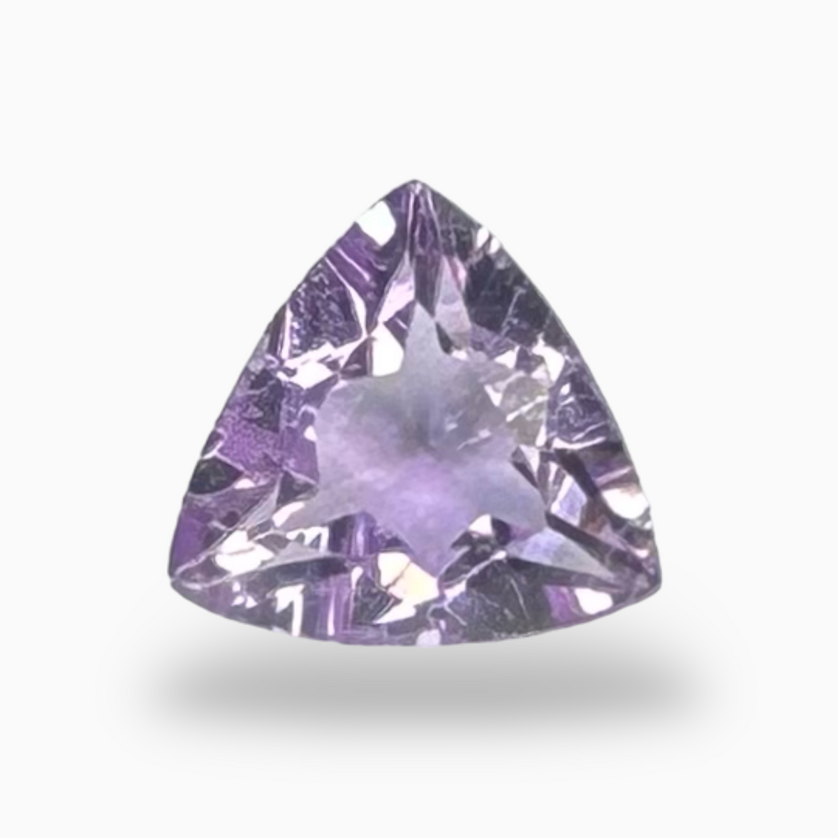 Purple Amethyst Stone Trilliant 0.45 Carats  5 mm -Buy Online