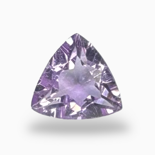 Pink Amethyst Stone Trilliant 0.45 Carats  5 mm -Buy Online