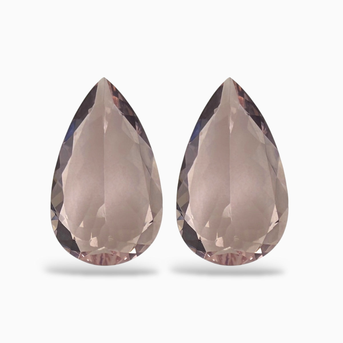 Pink Morgonite Pear Shape Stone Pair for Earrings 4.30 Carats