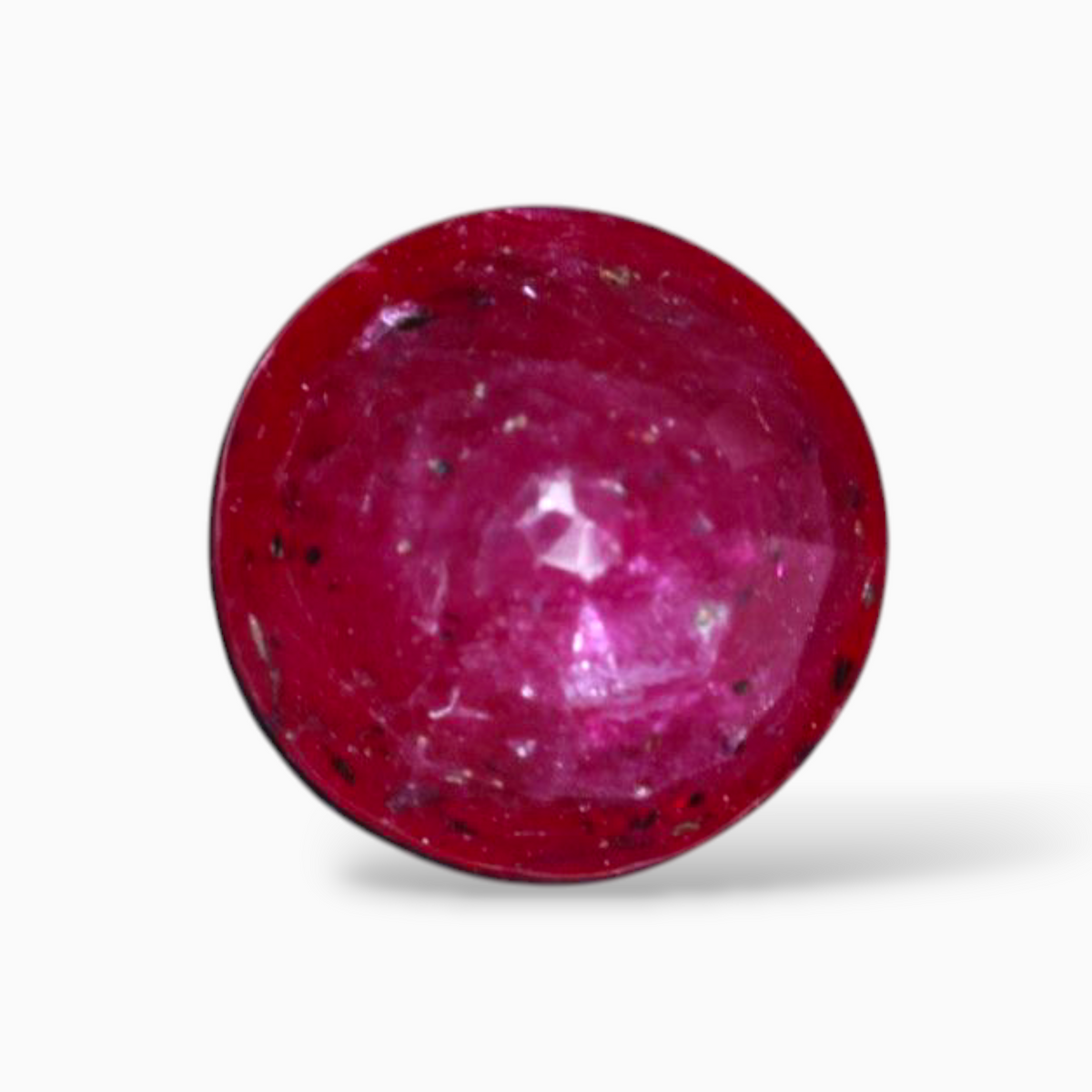 Pink Ruby In  Round Shape 2.27 Carats 7.4mm Size