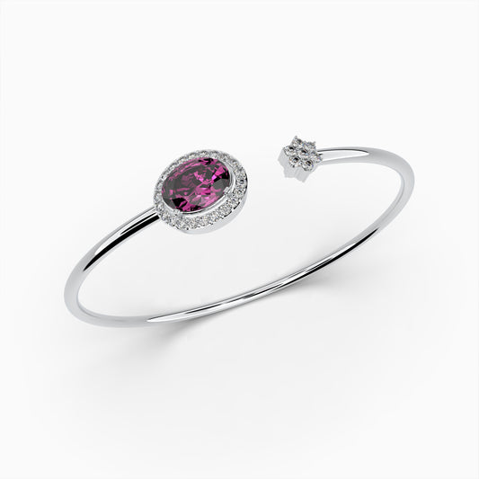 Pink Sapphire Bangles - Lena