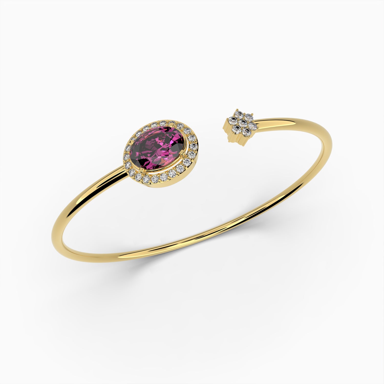 Pink Sapphire Bangles