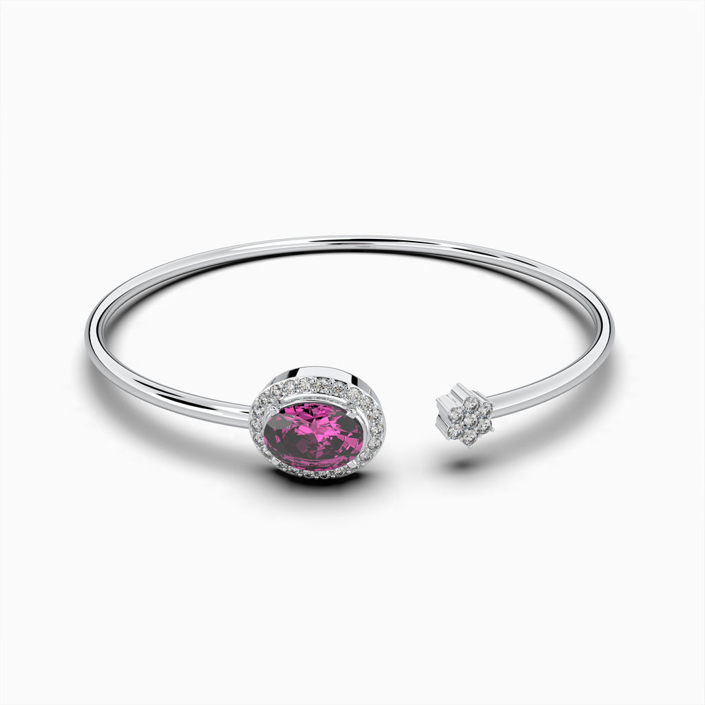 Pink Sapphire Bangles - Lena