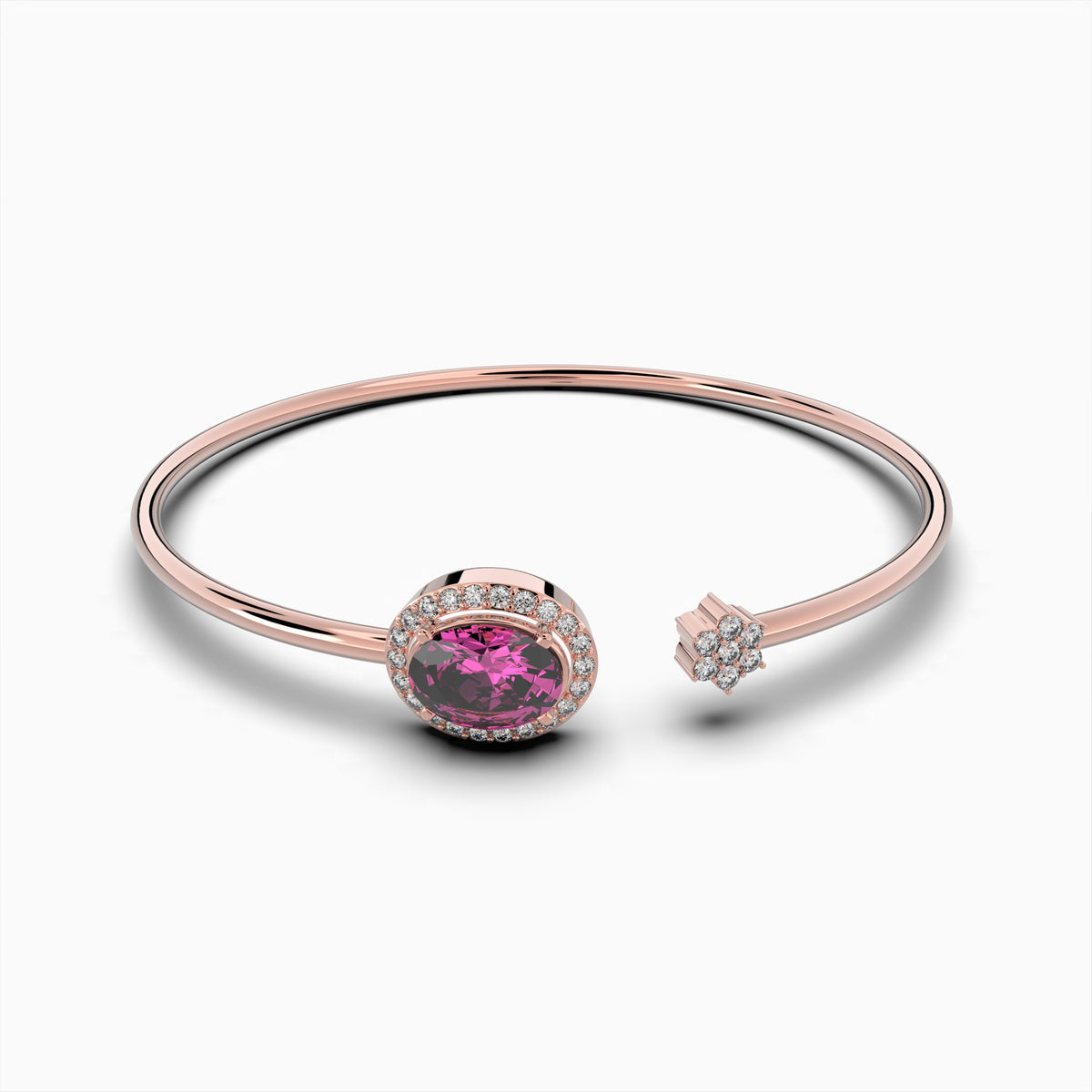 Pink Sapphire Bangles - Lena